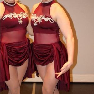 Maroon Dance Costume
